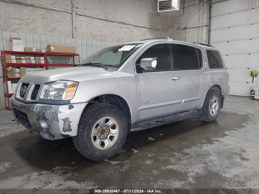 2005 Nissan Armada Se Off-Road VIN: 5N1AA08B55N720603 Lot: 39838467