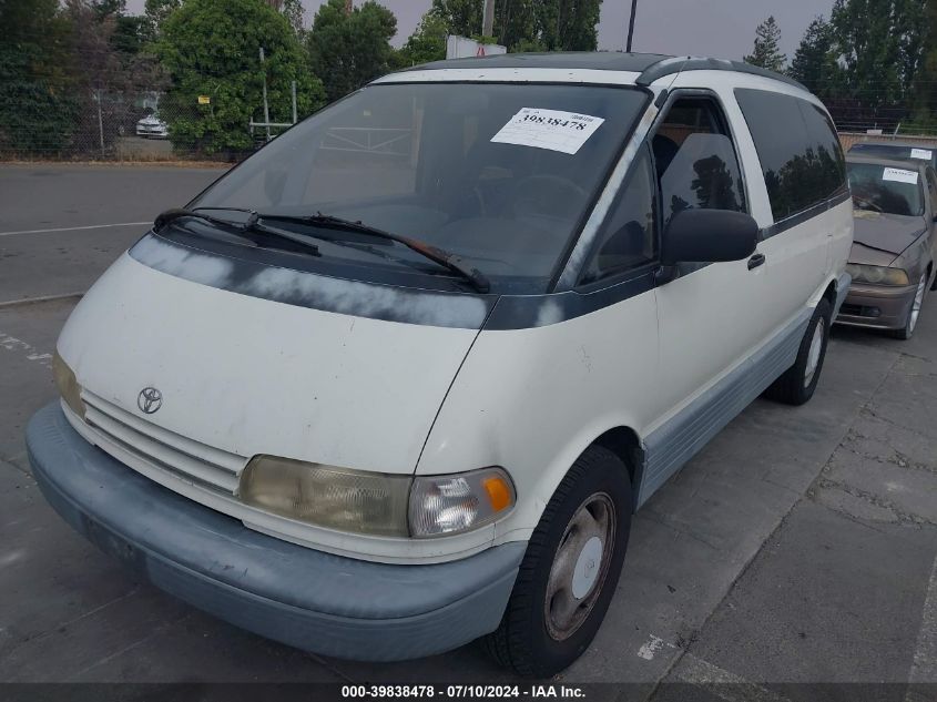 1991 Toyota Previa Le VIN: JT3AC12R1M0033337 Lot: 39838478
