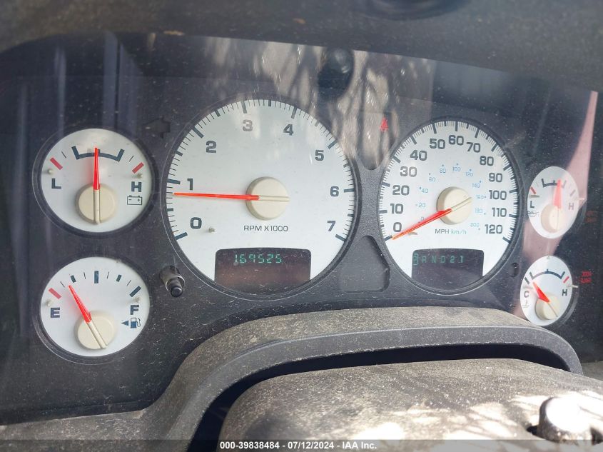 2004 Dodge Ram 1500 Slt/Laramie VIN: 1D7HU18N14S511634 Lot: 39838484