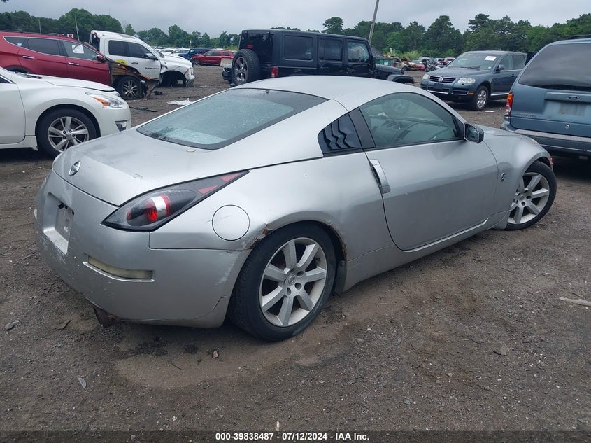 2004 Nissan 350Z Coupe VIN: JN1AZ34E44T051266 Lot: 39838487