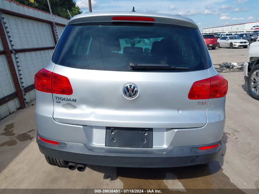 2016 Volkswagen Tiguan Se VIN: WVGAV7AX1GW536016 Lot: 39838491