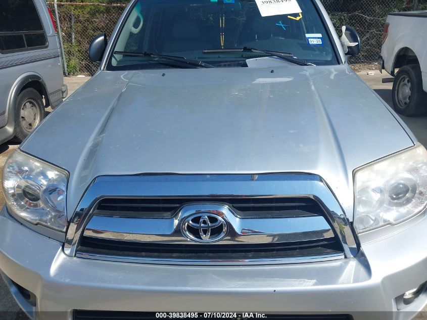 2007 Toyota 4Runner Sr5 V6 VIN: JTEZU14R878068841 Lot: 39838495