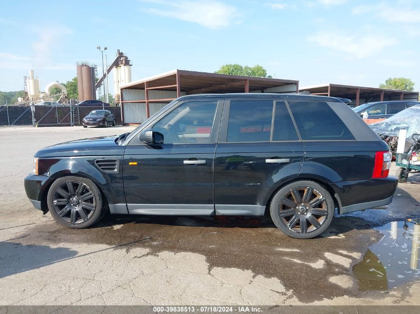 2008 Land Rover Range Rover Sport Supercharged VIN: SALSH23438A122491 Lot: 39838513