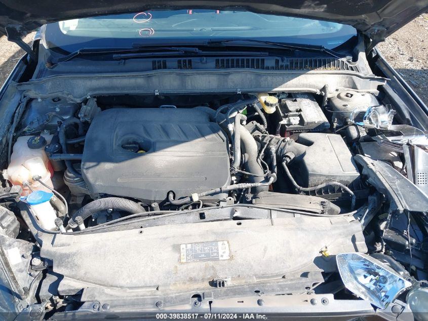 2016 Ford Fusion Se VIN: 3FA6P0HD4GR395748 Lot: 39838517