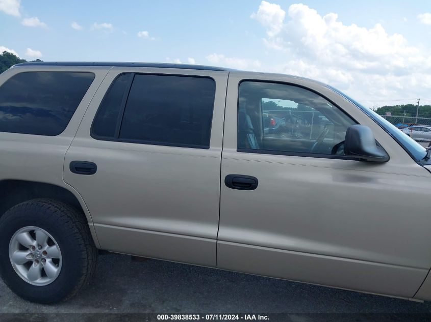 2003 Dodge Durango Sport/Sxt VIN: 1D4HS38N63F518634 Lot: 39838533