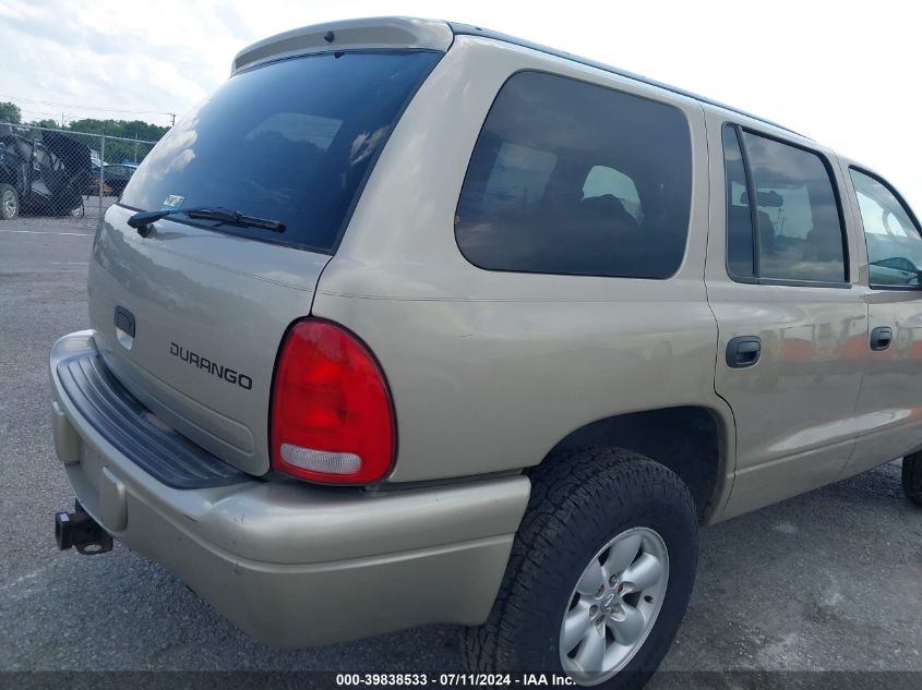 2003 Dodge Durango Sport/Sxt VIN: 1D4HS38N63F518634 Lot: 39838533