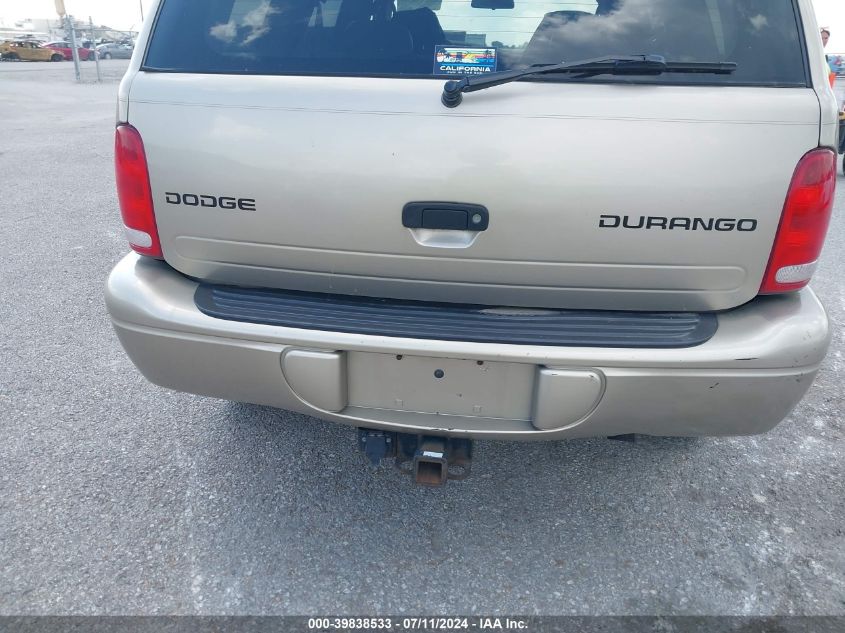 2003 Dodge Durango Sport/Sxt VIN: 1D4HS38N63F518634 Lot: 39838533