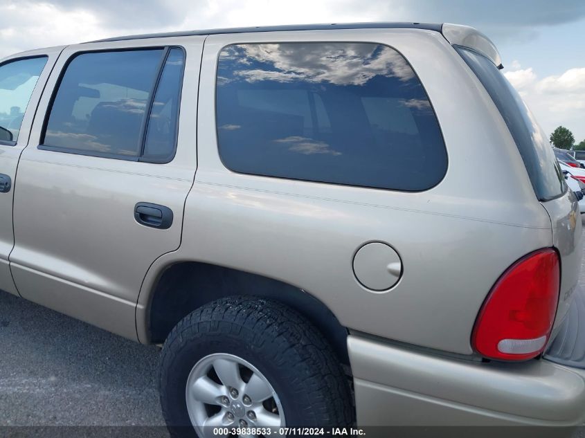 2003 Dodge Durango Sport/Sxt VIN: 1D4HS38N63F518634 Lot: 39838533