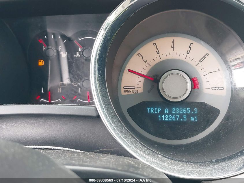 2011 Ford Mustang V6 Premium VIN: 1ZVBP8AM4B5167887 Lot: 39838569