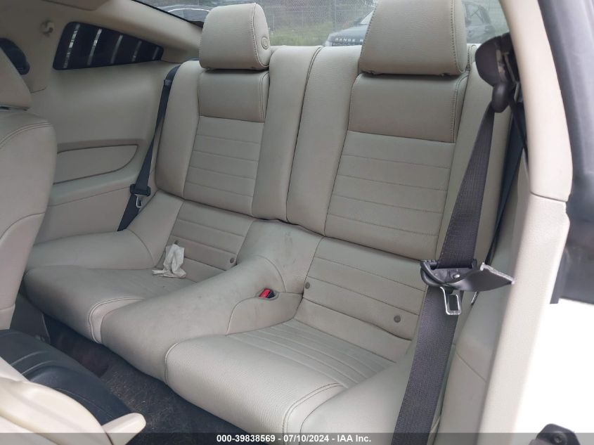 2011 Ford Mustang V6 Premium VIN: 1ZVBP8AM4B5167887 Lot: 39838569