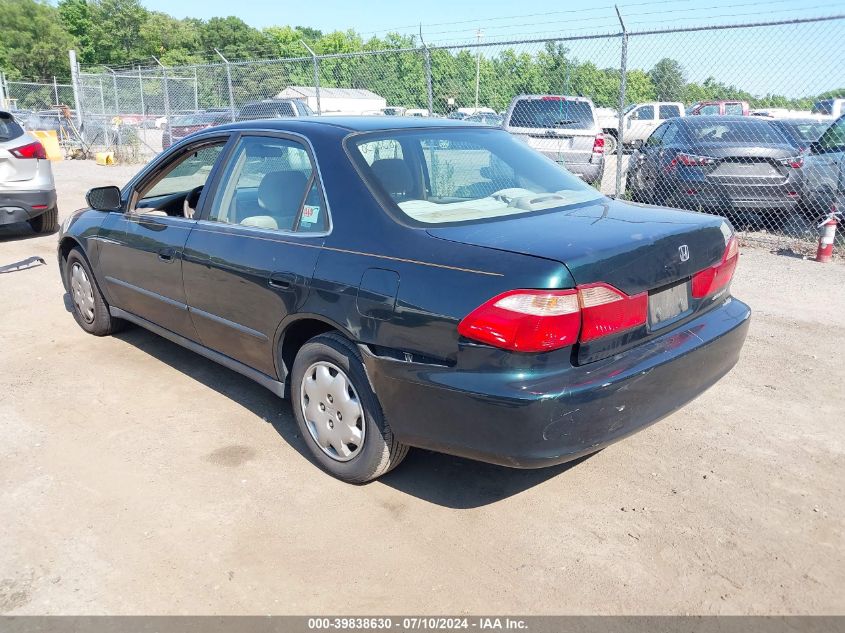 1999 Honda Accord Lx VIN: 1HGCG6650XA031396 Lot: 39838630