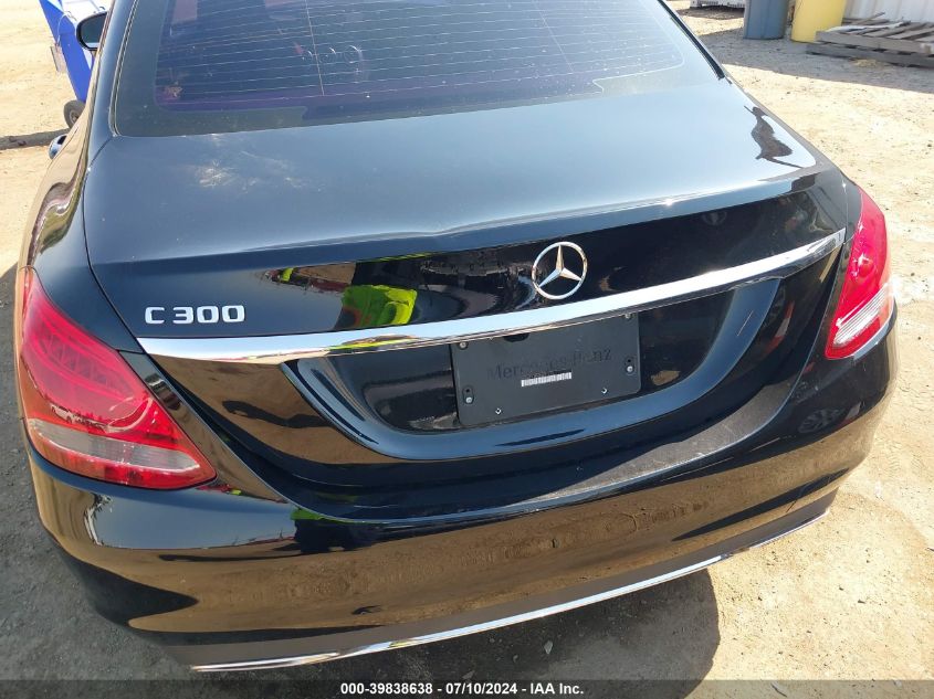 2017 Mercedes-Benz C 300 300 VIN: 55SWF4JB8HU231076 Lot: 39838638