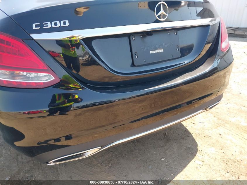 2017 Mercedes-Benz C 300 300 VIN: 55SWF4JB8HU231076 Lot: 39838638