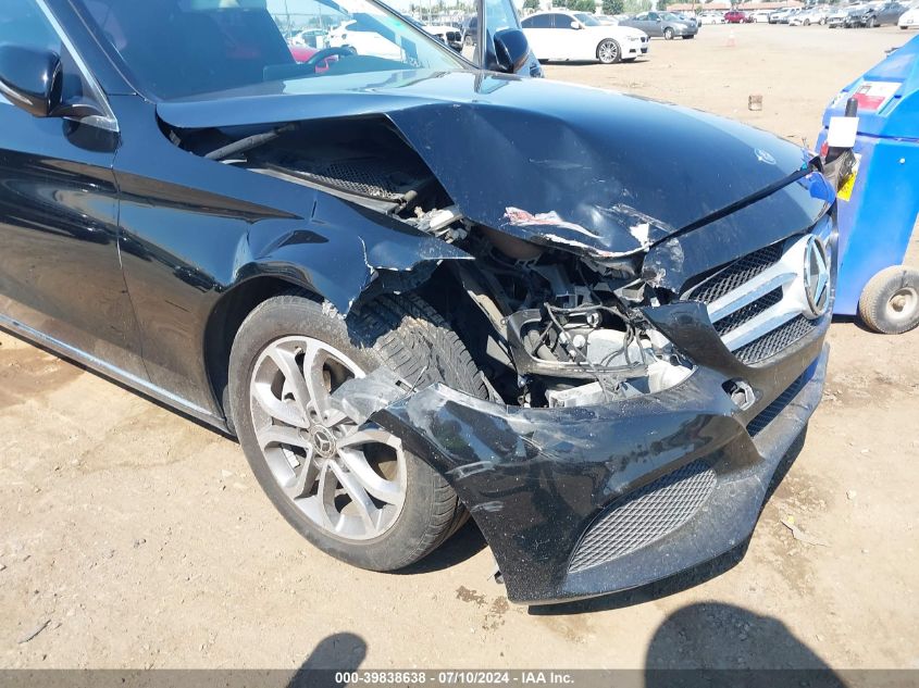 2017 Mercedes-Benz C 300 300 VIN: 55SWF4JB8HU231076 Lot: 39838638