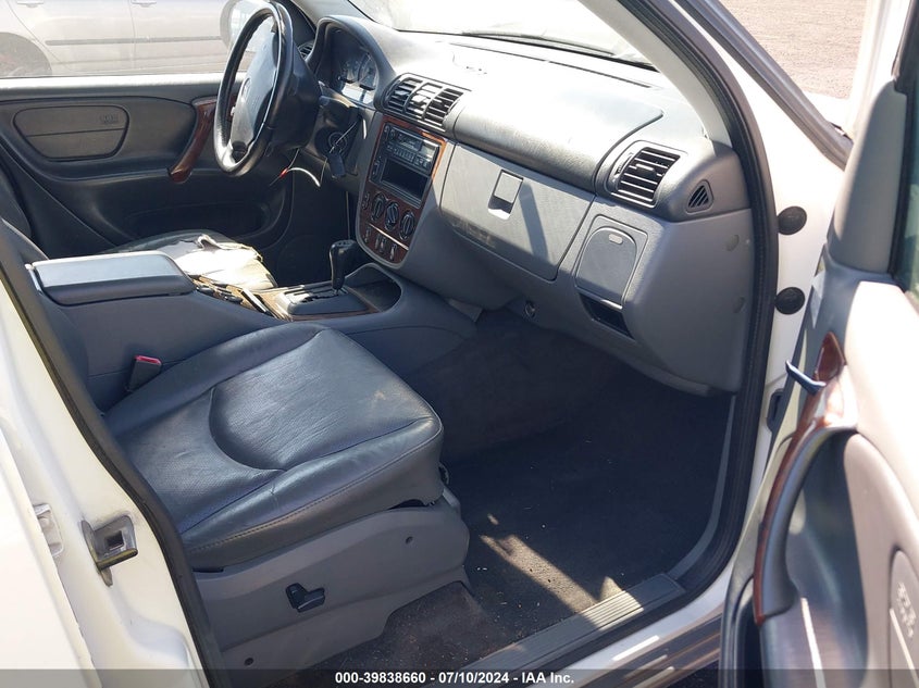 1999 Mercedes-Benz Ml 320 VIN: 4JGAB54E1XA124926 Lot: 39838660