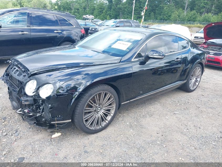 2010 Bentley Continental Gt Gt Speed VIN: SCBCP7ZA0AC064555 Lot: 39838665
