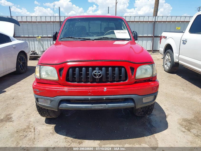 2002 Toyota Tacoma Base V6 VIN: 5TEWN72N72Z019189 Lot: 39838680