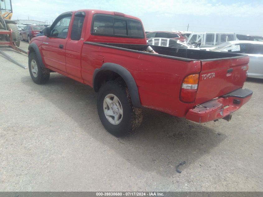 2002 Toyota Tacoma Base V6 VIN: 5TEWN72N72Z019189 Lot: 39838680