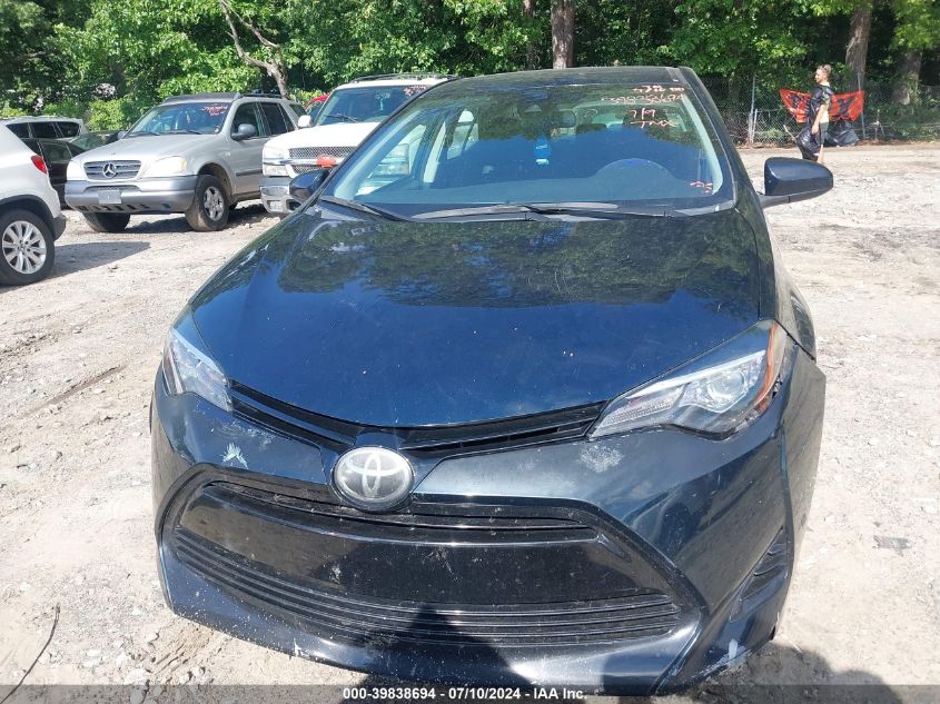 2017 Toyota Corolla Le VIN: 5YFBURHE3HP709993 Lot: 39838694