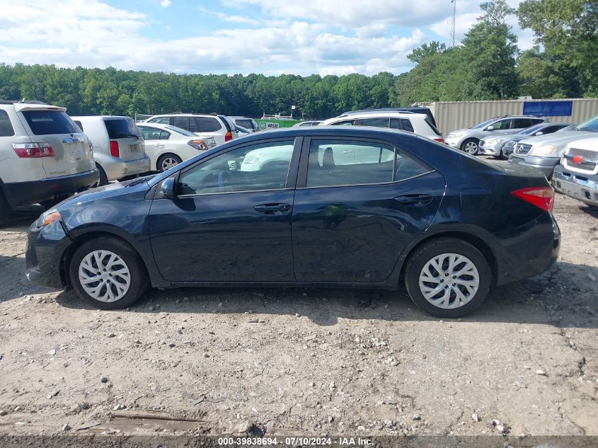 2017 Toyota Corolla Le VIN: 5YFBURHE3HP709993 Lot: 39838694
