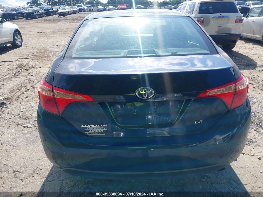 2017 Toyota Corolla Le VIN: 5YFBURHE3HP709993 Lot: 39838694