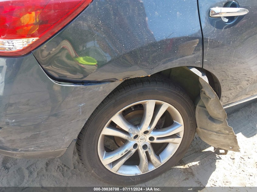 2011 Nissan Murano Le VIN: JN8AZ1MWXBW155710 Lot: 39838708