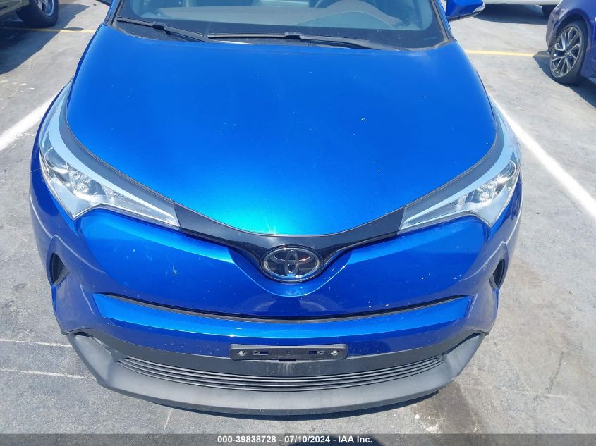 2019 Toyota C-Hr Xle/Le/Limited VIN: JTNKHMBX0K1057567 Lot: 39838728