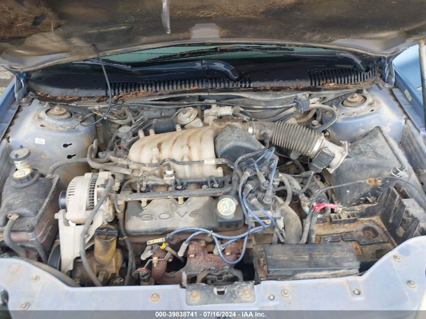 1998 Ford Taurus Lx/Se VIN: 1FAFP52U2WA276191 Lot: 39838741