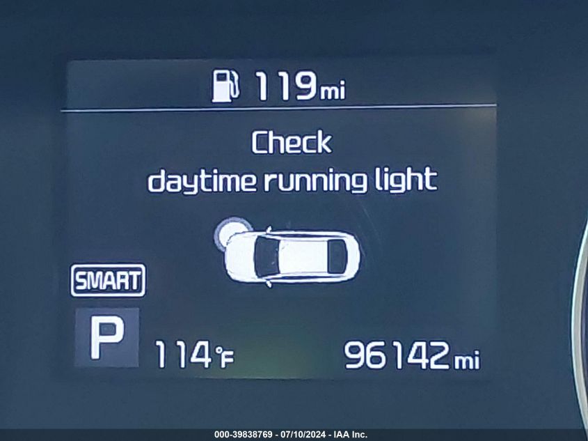 2019 Kia Forte Lxs VIN: 3KPF24ADXKE116832 Lot: 39838769