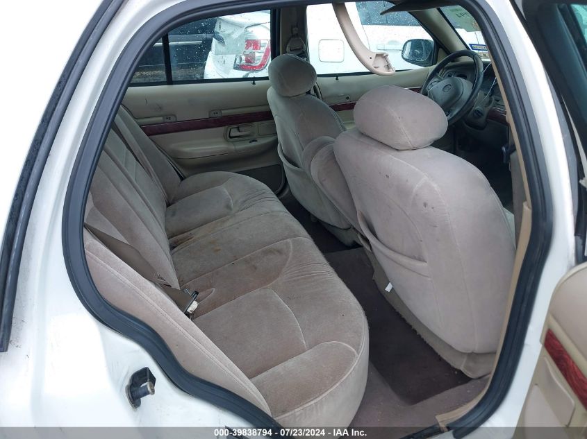 2000 Mercury Grand Marquis Ls VIN: 2MEFM75W1YX719354 Lot: 39838794