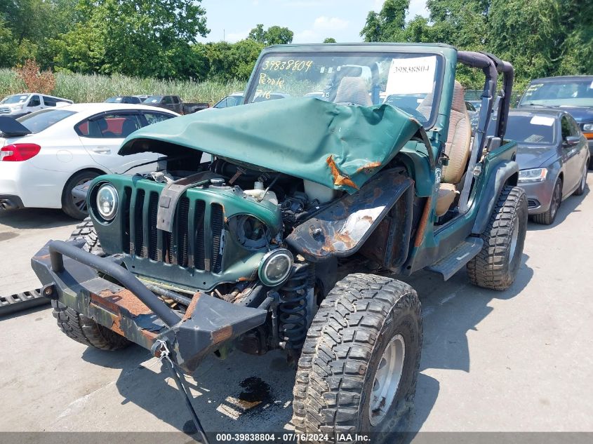 1997 Jeep Wrangler Sport VIN: 1J4FY19S2VP500845 Lot: 39838804