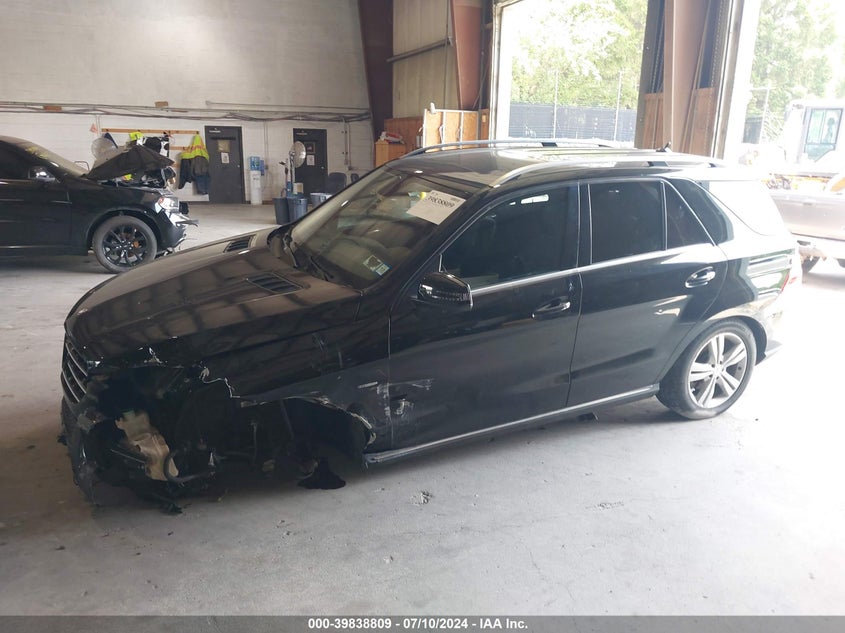 2012 Mercedes-Benz Ml 350 4Matic VIN: 4JGDA5HB7CA033850 Lot: 39838809