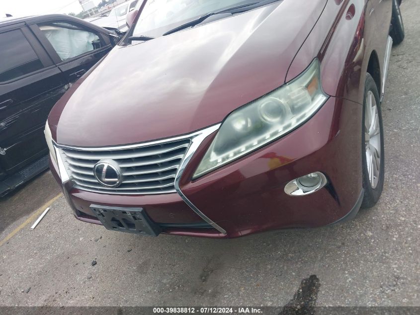 2013 Lexus Rx 350 VIN: 2T2ZK1BA1DC105697 Lot: 39838812