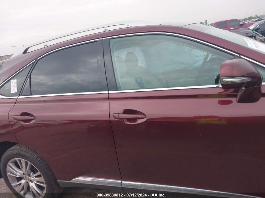 2013 Lexus Rx 350 VIN: 2T2ZK1BA1DC105697 Lot: 39838812