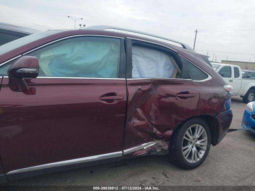 2013 Lexus Rx 350 VIN: 2T2ZK1BA1DC105697 Lot: 39838812