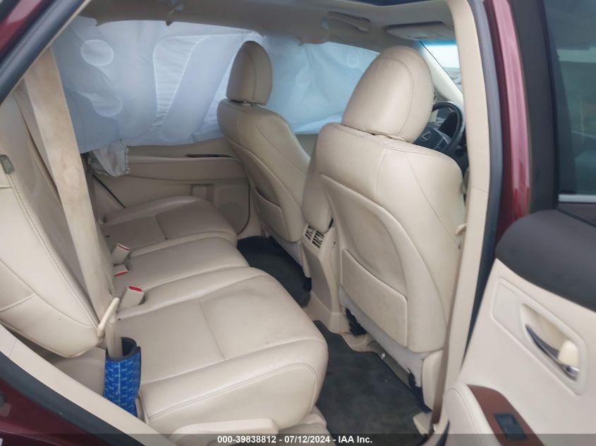 2013 Lexus Rx 350 VIN: 2T2ZK1BA1DC105697 Lot: 39838812