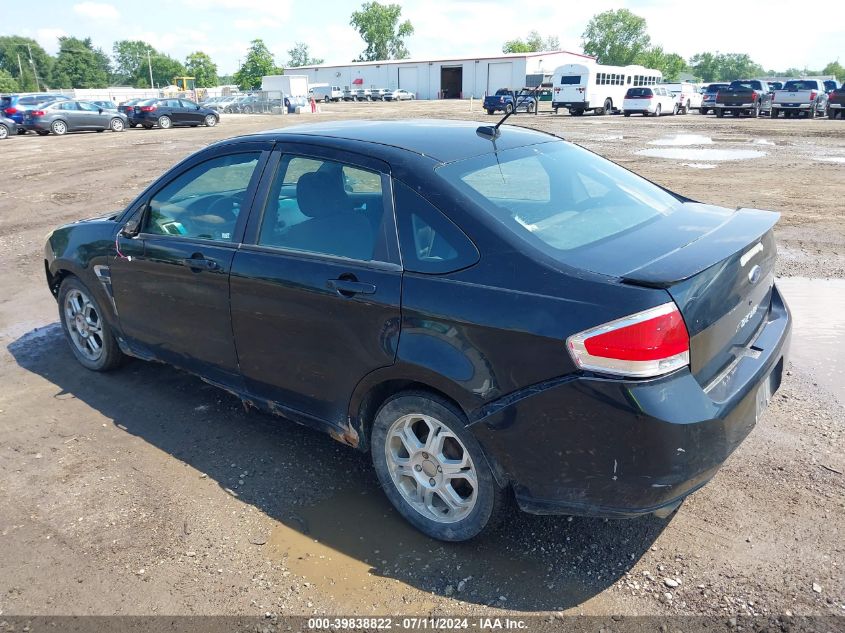 2008 Ford Focus Se/Ses VIN: 1FAHP35N98W280360 Lot: 39838822