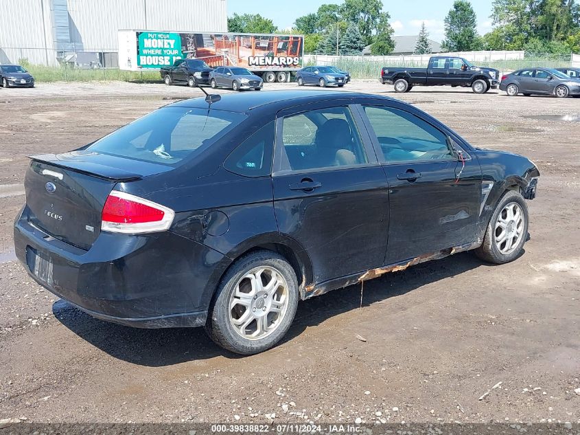 2008 Ford Focus Se/Ses VIN: 1FAHP35N98W280360 Lot: 39838822