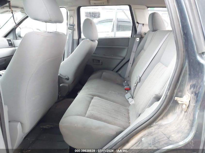 2007 Jeep Grand Cherokee Laredo VIN: 1J8HS48P87C552496 Lot: 39838839