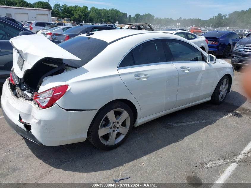 2018 MERCEDES-BENZ CLA 250 VIN: WDDSJ4EB1JN653664