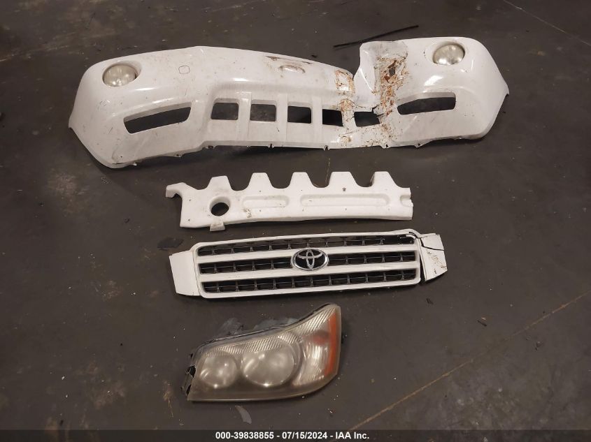 2001 Toyota Highlander V6 VIN: JTEGF21A110007133 Lot: 39838855