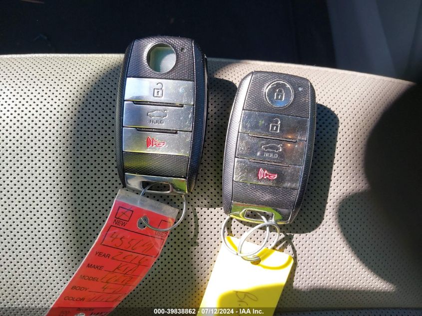 2016 Kia Forte Ex VIN: KNAFZ4A85G5455691 Lot: 39838862