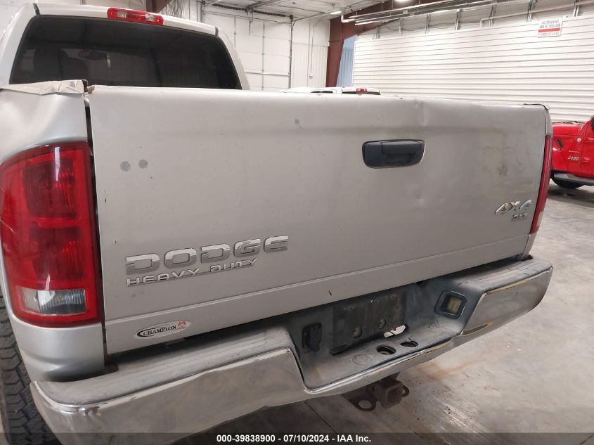 2004 Dodge Ram 2500 Slt/Laramie VIN: 3D7KU28CX4G246746 Lot: 39838900