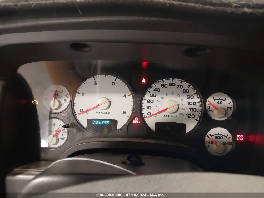 2004 Dodge Ram 2500 Slt/Laramie VIN: 3D7KU28CX4G246746 Lot: 39838900