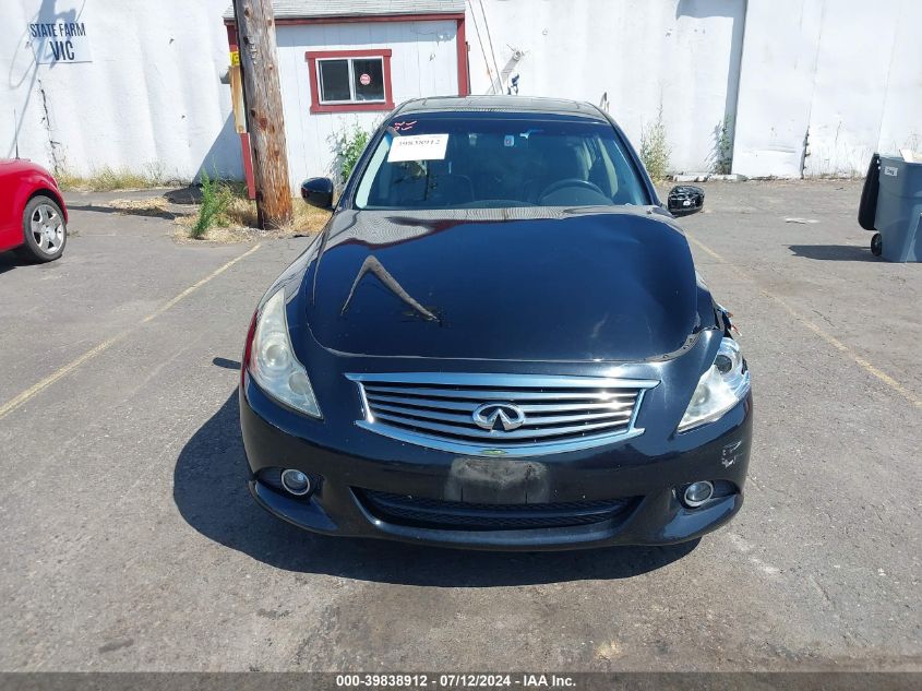 2011 Infiniti G37X VIN: JN1CV6AR8BM352708 Lot: 39838912