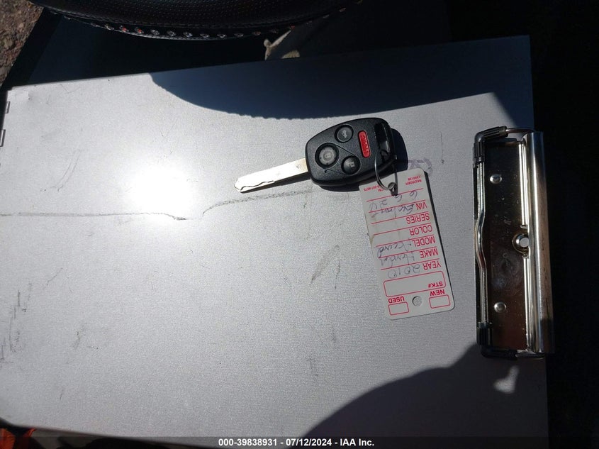 2010 Honda Accord 2.4 Ex VIN: 1HGCP2F76AA009811 Lot: 39838931