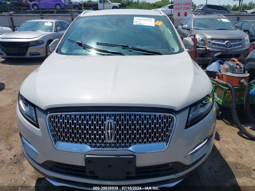 2019 Lincoln Mkc Select VIN: 5LMCJ2C98KUL03872 Lot: 39838939