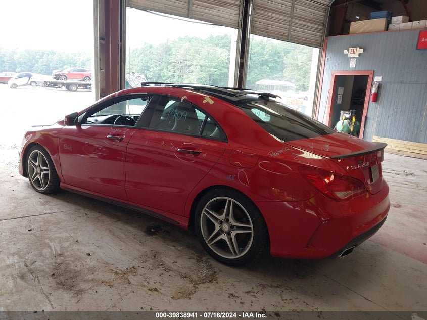 2014 Mercedes-Benz Cla 250 4Matic VIN: WDDSJ4GBXEN159614 Lot: 39838941