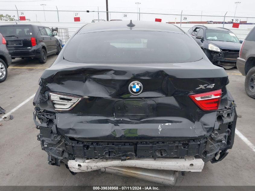 2017 BMW X4 xDrive28I VIN: 5UXXW3C50H0T78318 Lot: 39838958