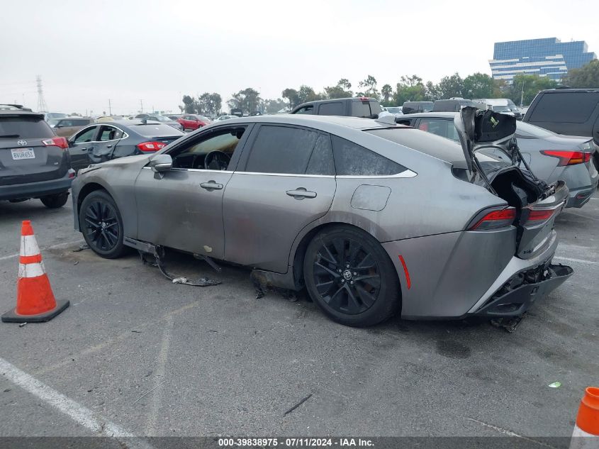 2021 Toyota Mirai Xle VIN: JTDAAAAA3MA001691 Lot: 39838975